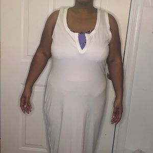 Fashion Nova White Maxi Dress